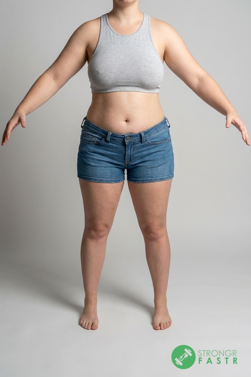 A 5'3", 150 lbs female at about 41% body fat