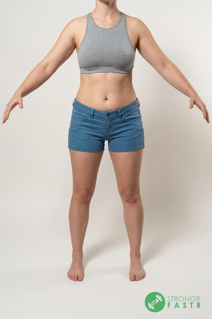 A 5'7", 150 lbs female at about 34% body fat