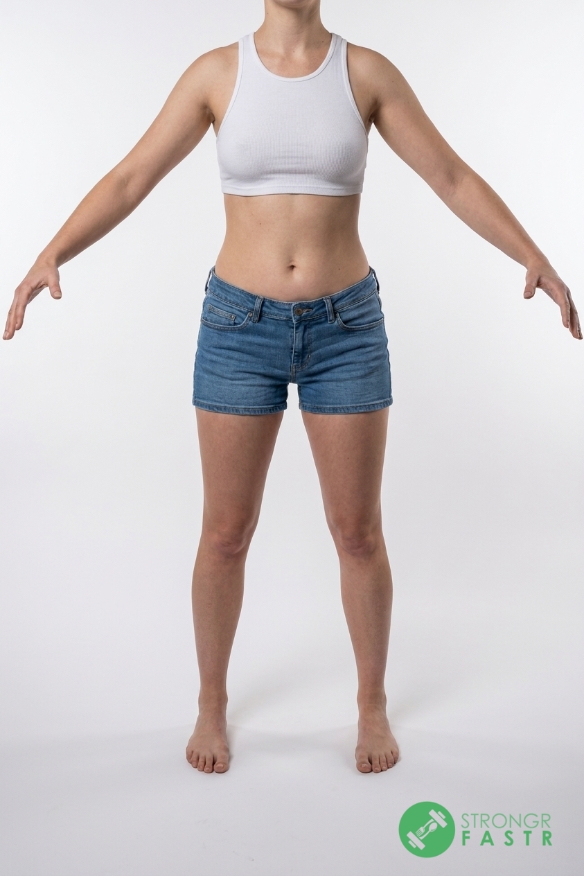A 5'10", 150 lbs female at about 28% body fat
