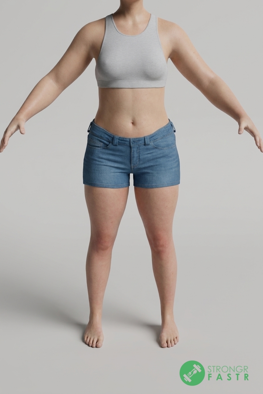 A 5'10", 180 lbs female at about 37% body fat