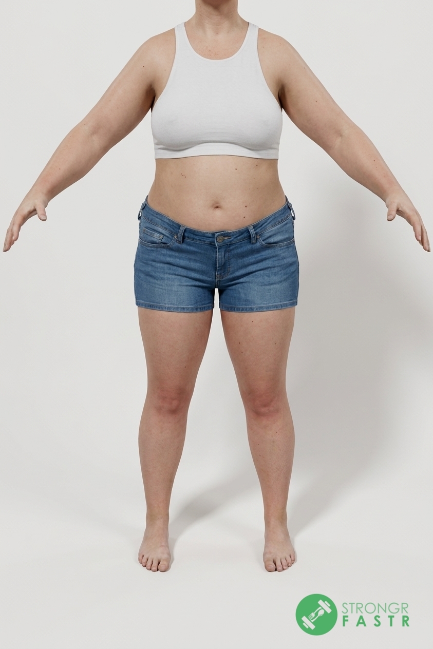 A 5'9", 190 lbs female at about 47% body fat