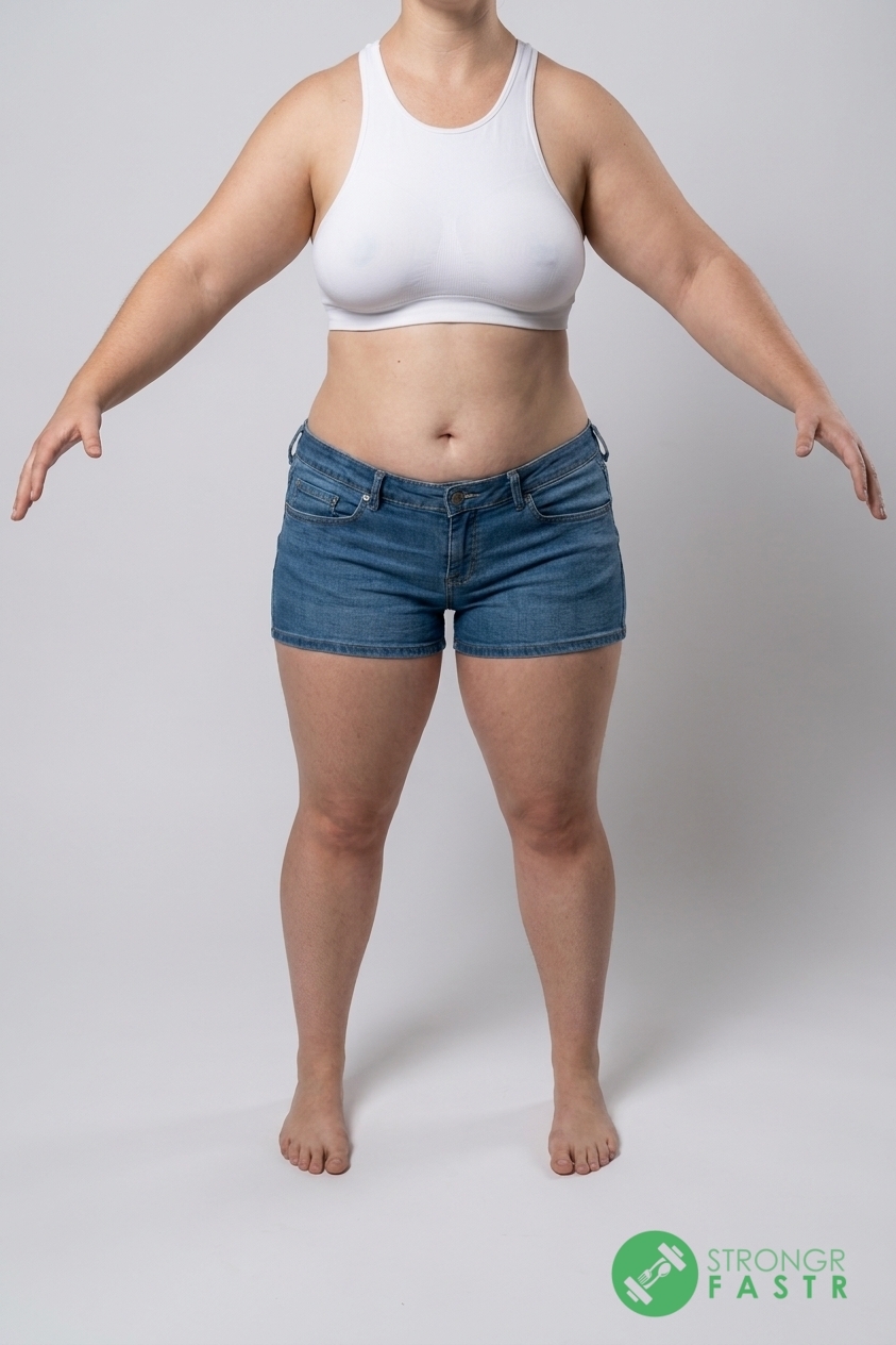 A 5 foot, 150 lbs female at about 40% body fat