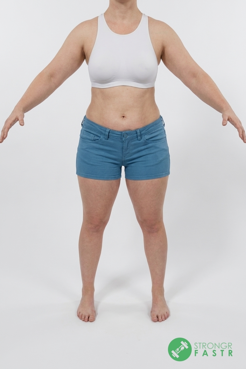 A 5 foot, 130 lbs female at about 33% body fat