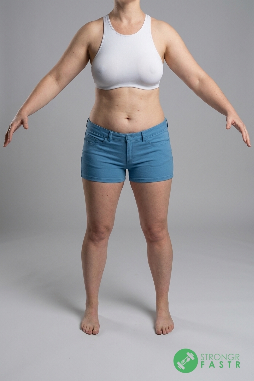 A 5'5", 150 lbs female at about 33% body fat