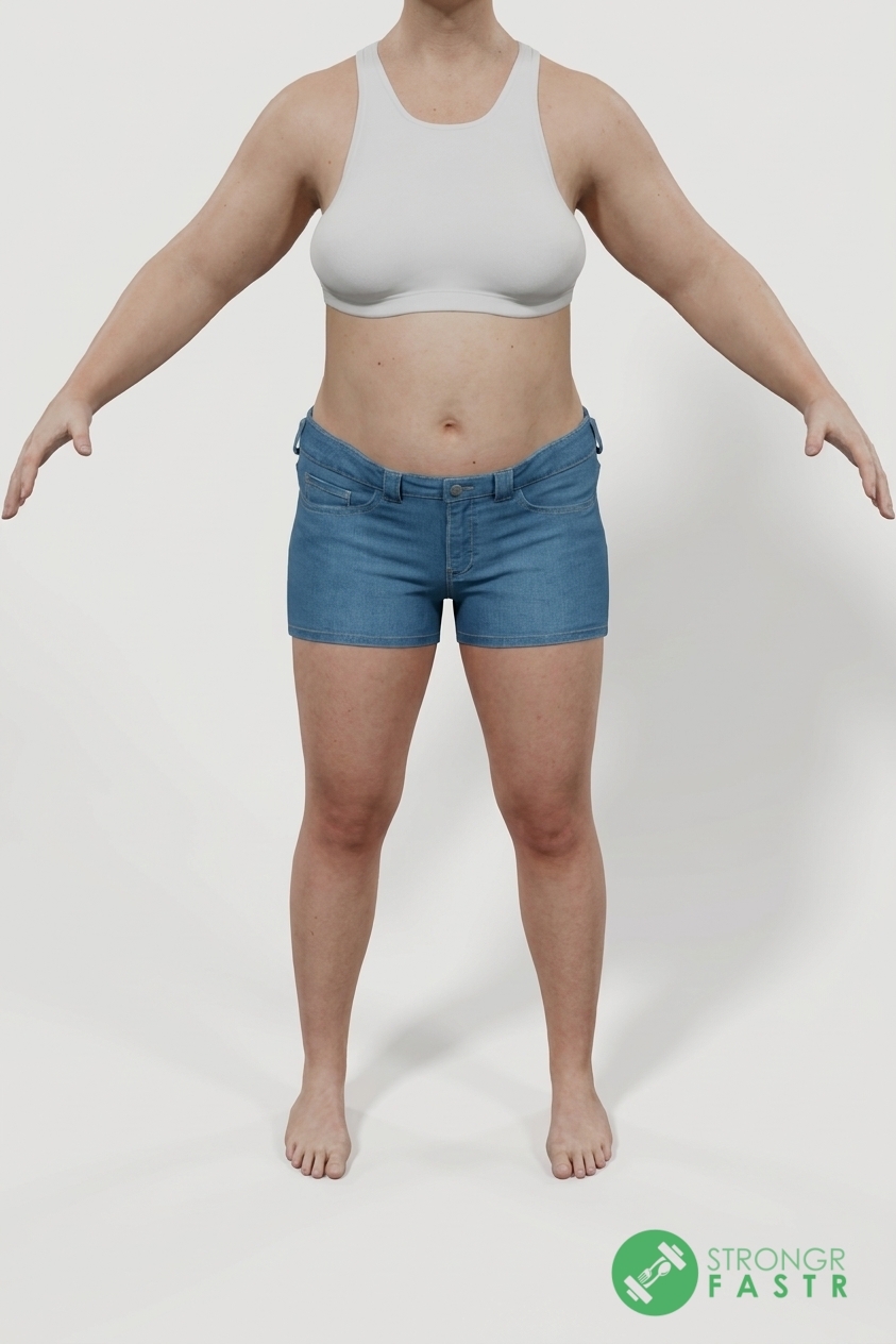 A 5'4", 170 lbs female at about 39% body fat