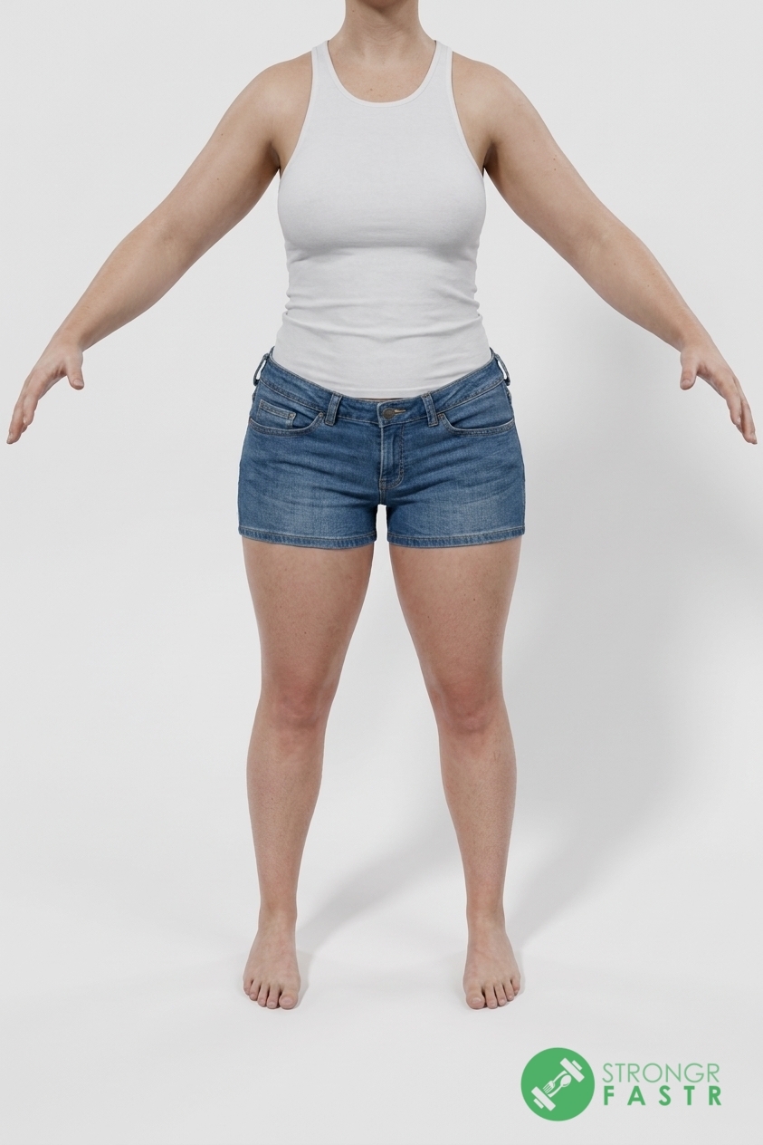 A 5'9", 170 lbs female at about 37% body fat