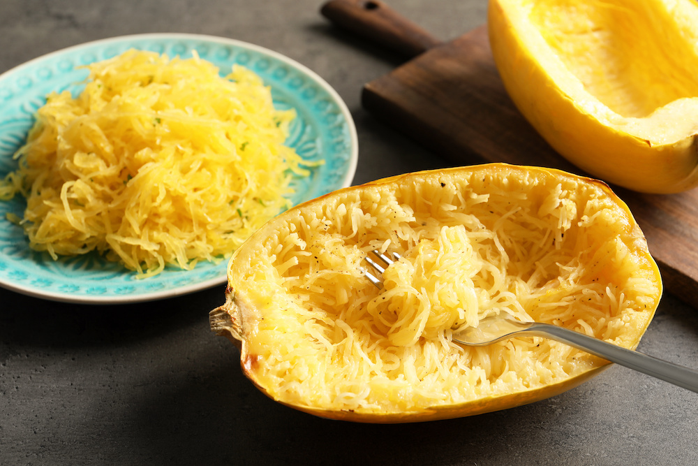 Roasted spaghetti squash - Strongr Fastr: AI Nutrition, Workouts, and Meal Planner