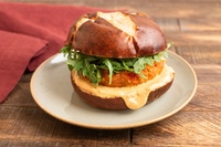 Curried veggie burger (dairy-free)