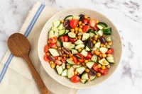 Greek chickpea salad
