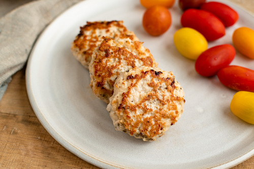 Keto chicken breakfast sausage patty