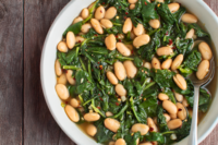 Stewed beans & greens