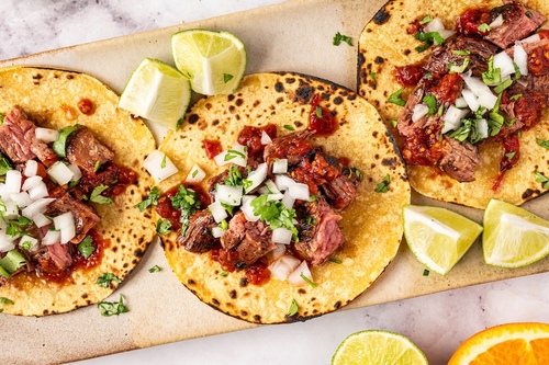 Carne asada tacos