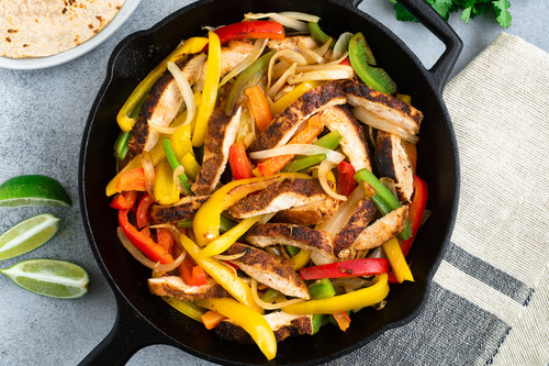 Chicken fajita bowl