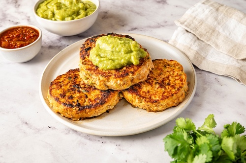 Tortitas mexicanas de pollo
