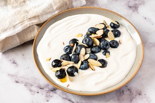 Whipped cottage cheese & berries