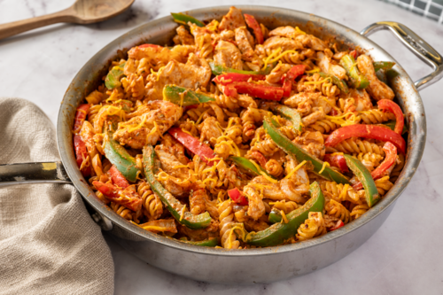 Chicken fajita pasta