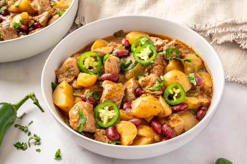 Chili verde de porco