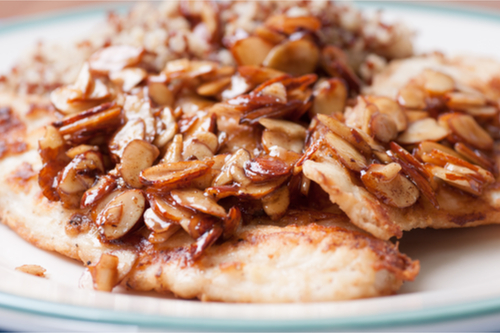Almond crusted tilapia - Strongr Fastr: AI Nutrition, Workouts, and Meal Planner