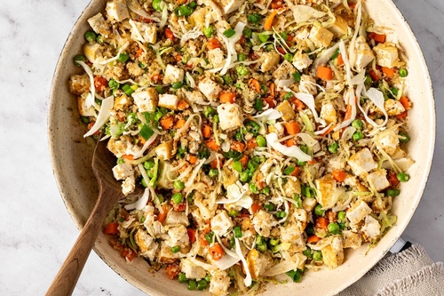Quinoa & tofu fried rice