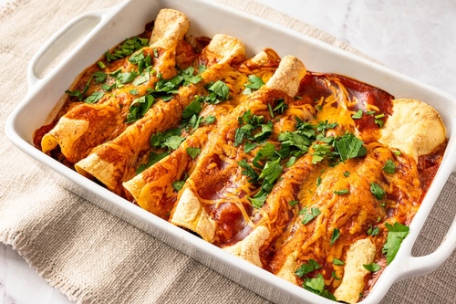 Beef enchiladas
