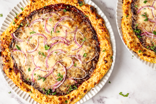 Bbq meatza