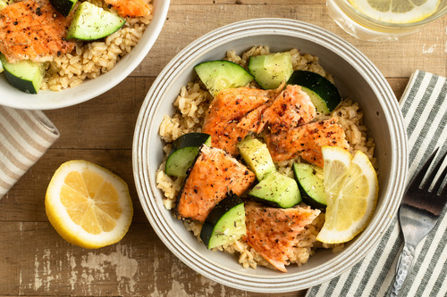 Alaskan salmon bowl