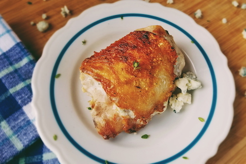 chicken thighs stuffed with cheese