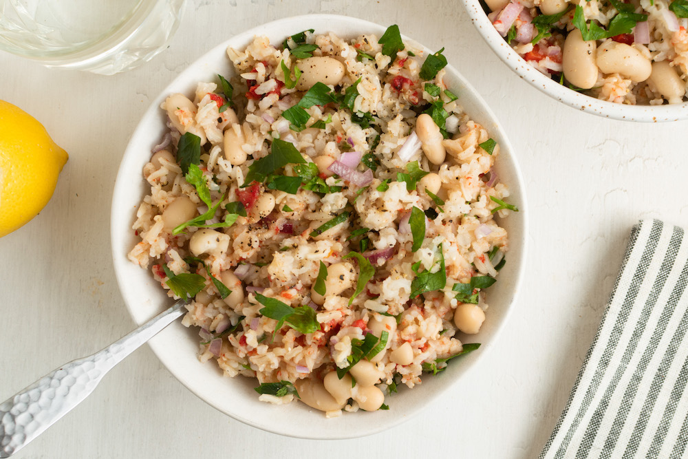 White bean bowl - Strongr Fastr: AI Nutrition, Workouts, and Meal Planner